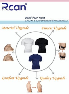 Rcan Men's Shapewear Abdomen Waist Body Underwear Tight Fitting Sports Corset  - Image 5