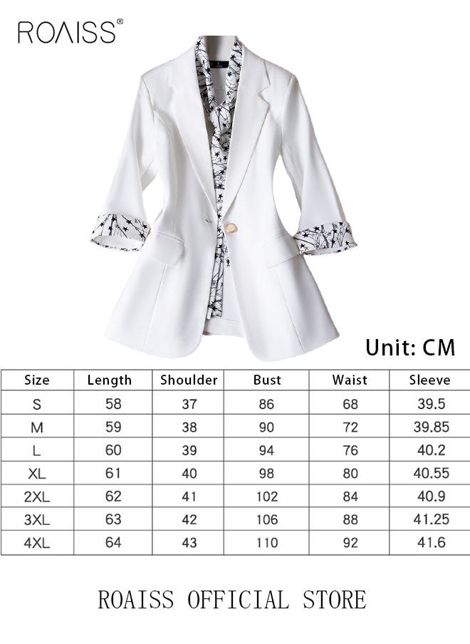 Women's White Suits with Scarf Long Sleeve Blazer Office Women's Wear Thin Casual Design Women's Blazers Lapel Long Sleeve Button Casual Business Jacket - pzsku/Z6077B3E51632D4407151Z/45/_/1691136164/24d93774-44d2-45ef-9dcc-7a36b873a22d