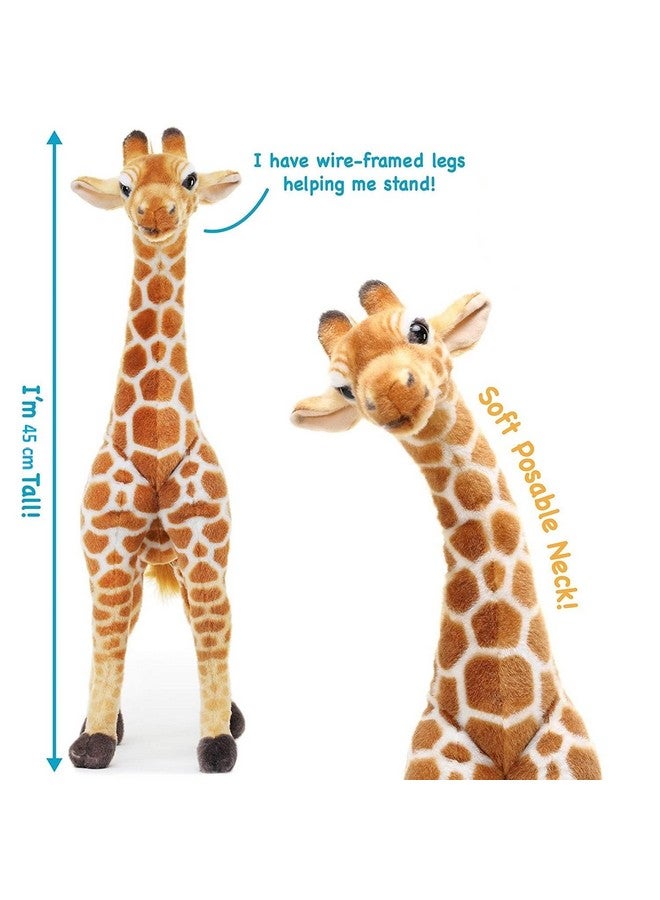 Tickles Jafari Giraffe Soft Stuffed Plush Animal Toy For Kids Birthday Gift (Color: Brown; Size: 45 Cm)  - Image 4