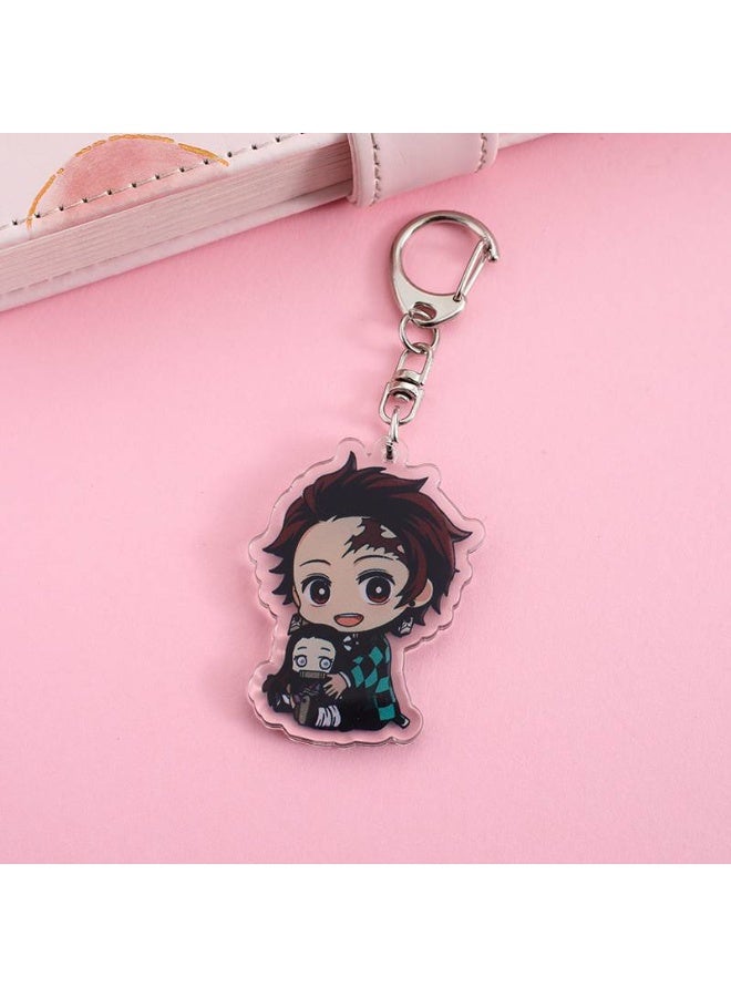 1-Piece Anime Demon Slayer Kamado Tanjirou Keychain