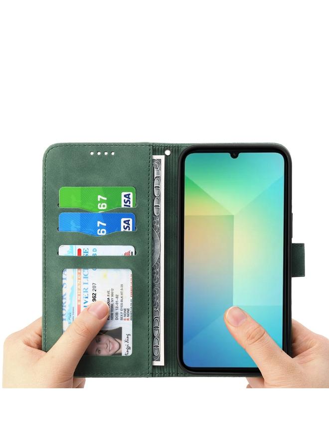 S-TOP Case For Samsung Galaxy A06 4G Dierfeng Dream Line TPU + PU Leather Phone Case - Image 4