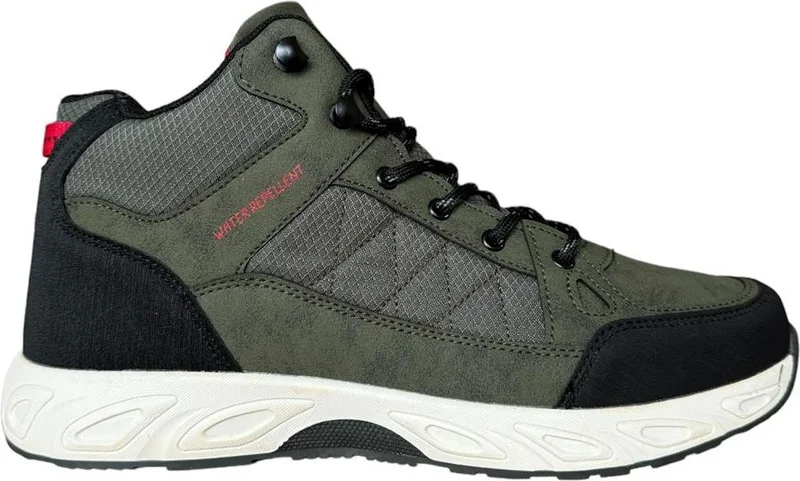 Liger Outdoor Boots Winter Durable Solid Sole Lace-Up Khaki