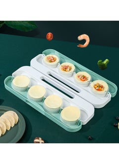 General This dumpling making artifact food-grade plastic household dumpling machine manual eight-grid dumpling mold large-capacity set  - Image 3