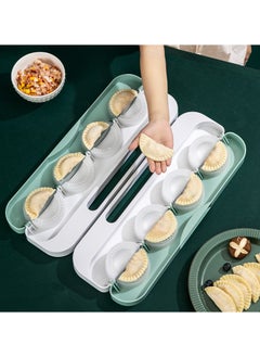 General This dumpling making artifact food-grade plastic household dumpling machine manual eight-grid dumpling mold large-capacity set  - Image 2