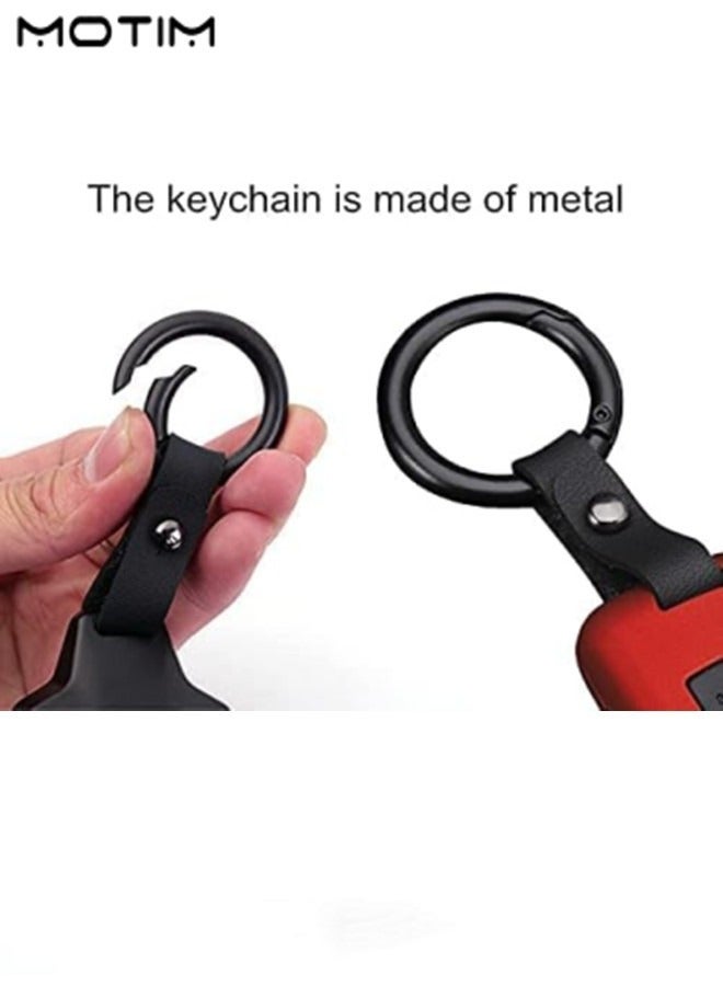 Motim Nissan and Infiniti Key Fob Case Cover 4 Button, Carbon Fiber  Full Protection Soft Shell & Car Key Protector Case  Key Ring for Nissan Altima Maxima Murano Armada Pathfinder Rogue Sentra GT-R Infiniti - Image 5