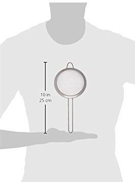Farm to Table Fox Run 5890 Mesh Strainer, 4-Inch, Stainless Steel  - Image 2