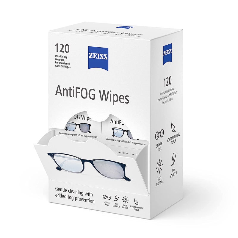 ZEISS AntiFOG wipes, 120 count - Image 2