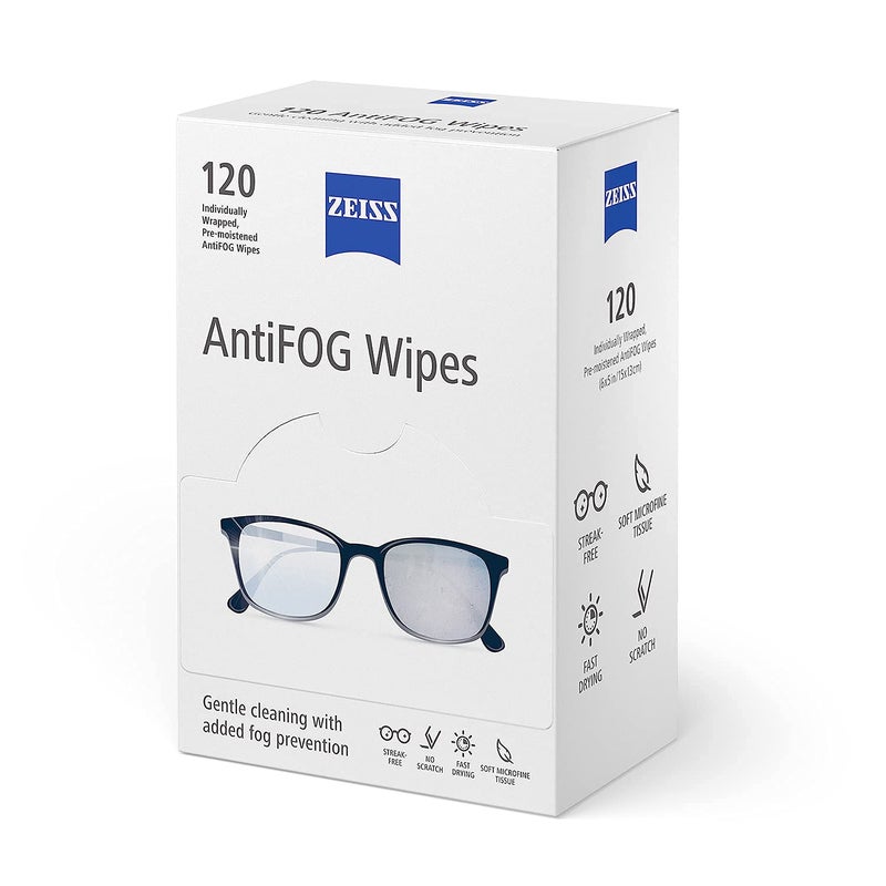 ZEISS AntiFOG wipes, 120 count - Image 3