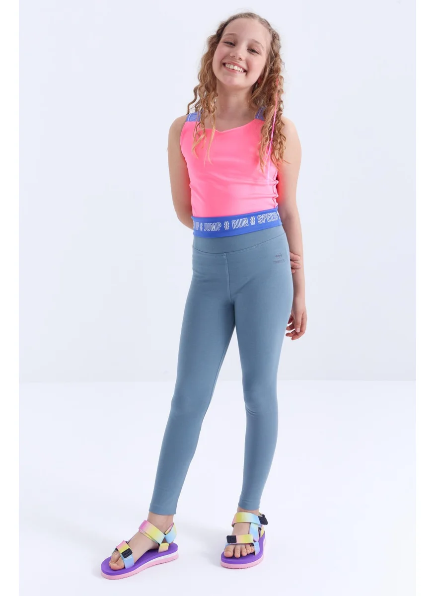 Tommy Life Mint Green High Waist Skinny Leg Girls Leggings - 75047