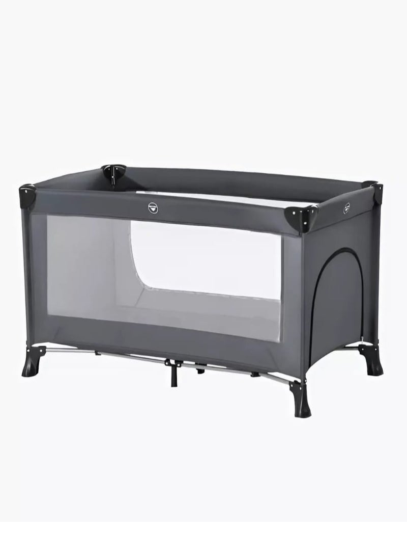 BABYCARA Playpen Cot Foldable Baby Bed With Zipper Door And Carrying Bag 120x60  - Image 1
