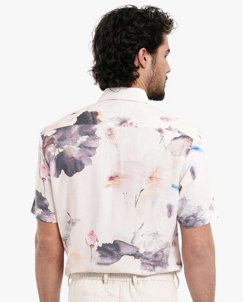 Rare Rabbit Men's Floral Print Shirt