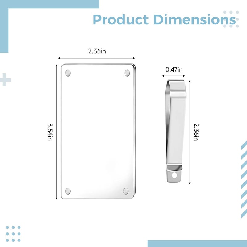 Acrylic Car Picture Frame, 4 Pcs Clear 3.54 X 2.36 in Photo Holder with Clip for Sun Visor, Horizontal & Vertical Display, Non-Yellowing, for Photos, Vehicle, Home - Image 4