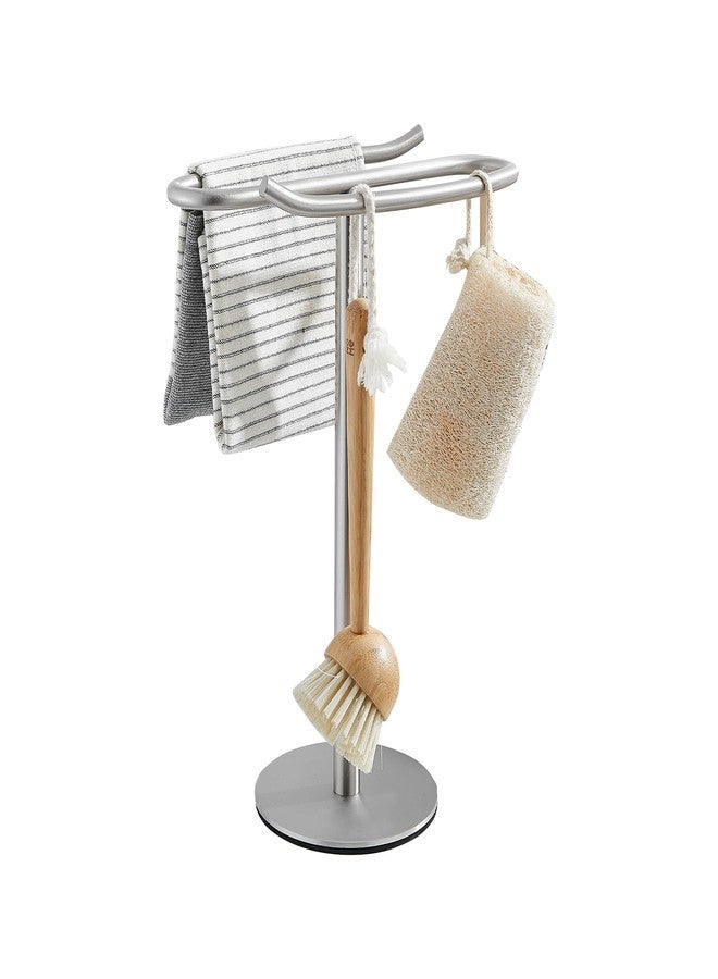 GGStudy Hand Towel Holder Stand Table-Standing Towel Rack, SUS304 Stainless Steel Towel Bar Rack Stand, Tower Bar for Bathroom Kitchen Vanity Countertop Brushed Nickel - Image 2