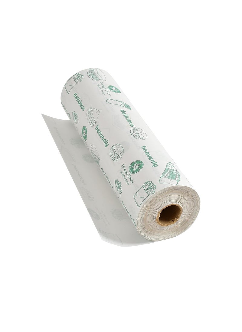 DOANMIZE DOANMIZE Butter Paper Roll 100 Meter Net Exceptional NonStick Parchment Paper for Baking Cooking and Food Preservation Greaseproof HeatResistant and EcoFriendly 100 Meter  - Image 1