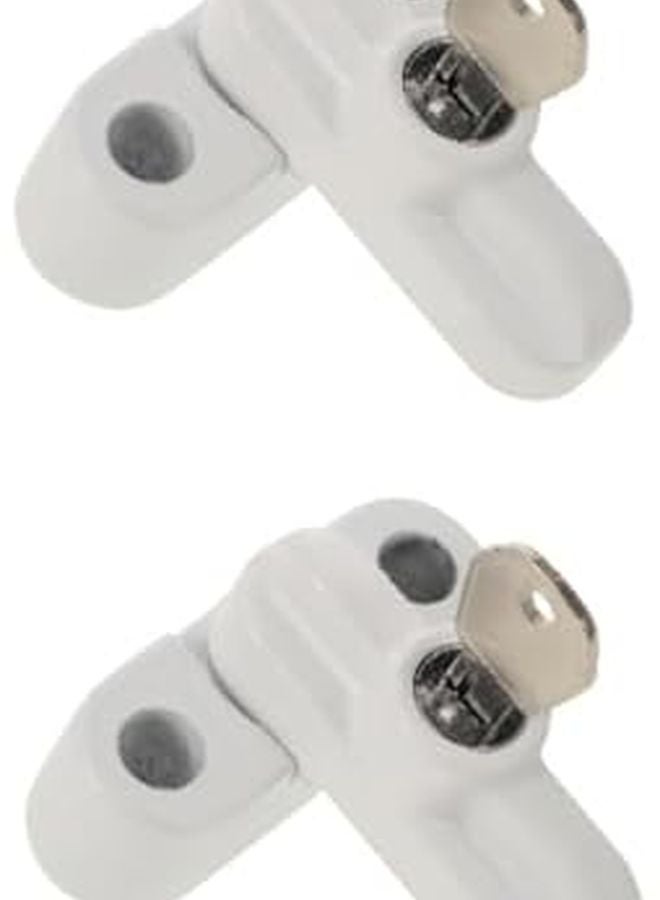 4 Pack Keyed Window Locks For Sliding Doors And Windows Easy Installation - Image 1