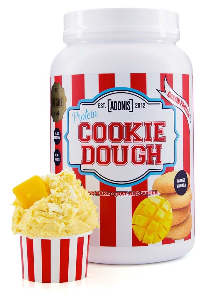 Adonis - ADONIS PROTEIN COOKIE DOUGH,MANGO VANILA,,25 SERVINGS 1KG - Image 1