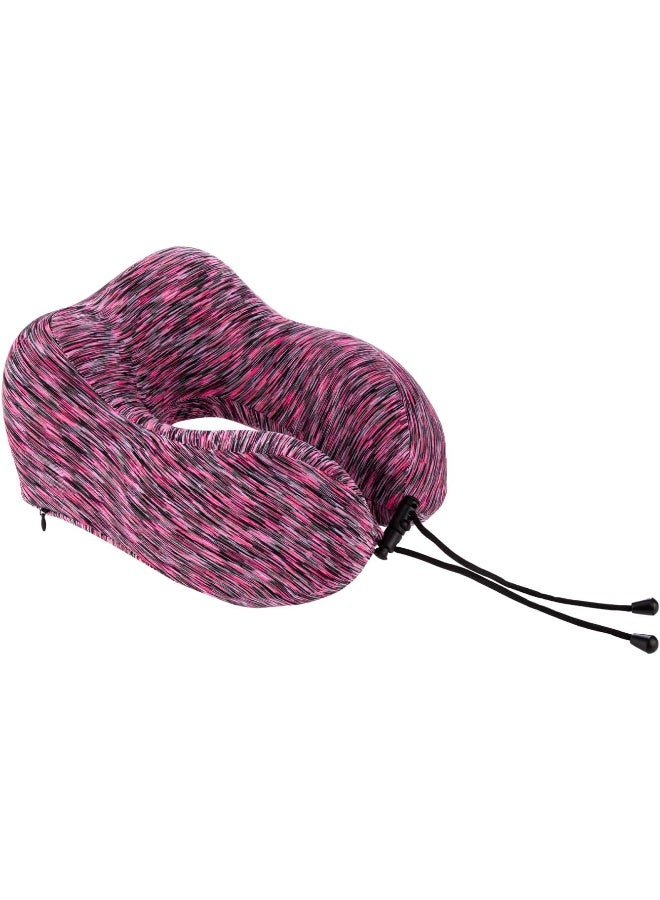 AKDC AKDC Neck Pillow 27Cm X 20Cm X 13Cm Pink, Multicoloured - Image 1