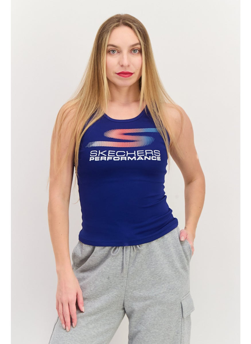 Women Sportswear Fit Sleeveless Training Tank Top, Blue - pzsku/Z607875618AB8EAA06C86Z/45/_/1737641884/8d7b3297-887c-413e-84c7-4df6a2a87dac