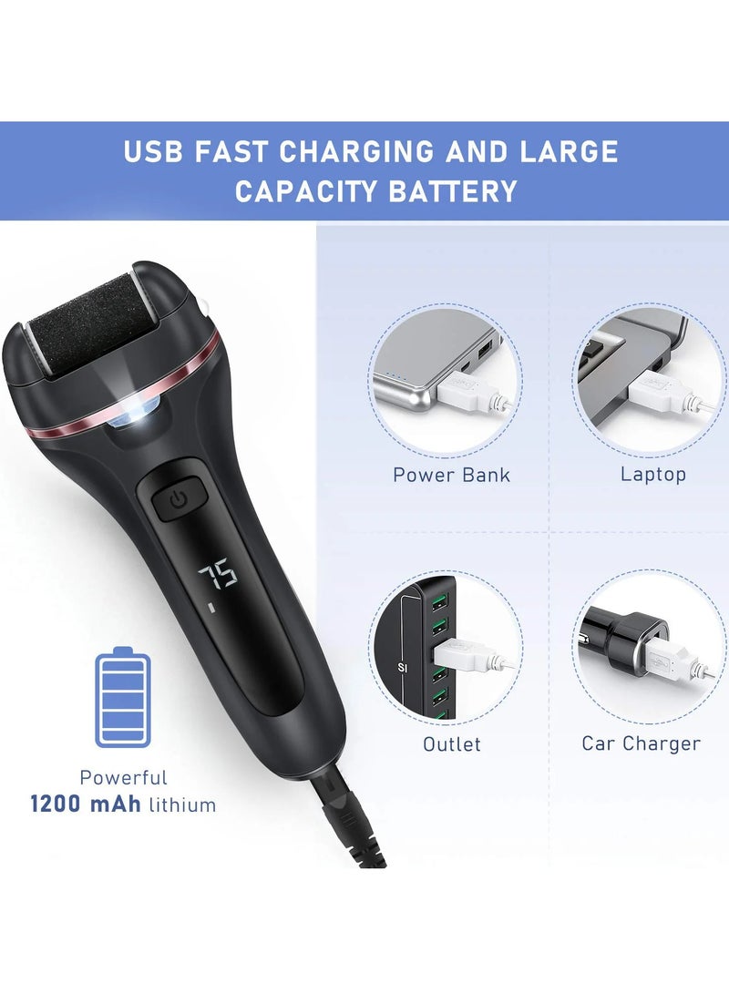 ورق صنفرة كهربائي للقدمين، مزيل مسامير القدمين الكهربائي، جهاز تقشير القدمين الكهربائي، جهاز باديكير، أدوات باديكير - Image 3