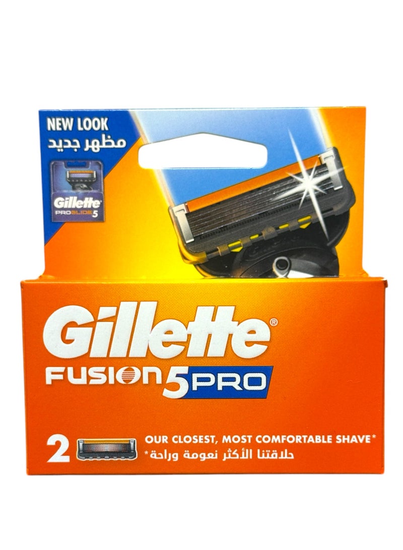 Gillette Fusion 5 Pro Manual Blades Refills 2 pcs - Image 2