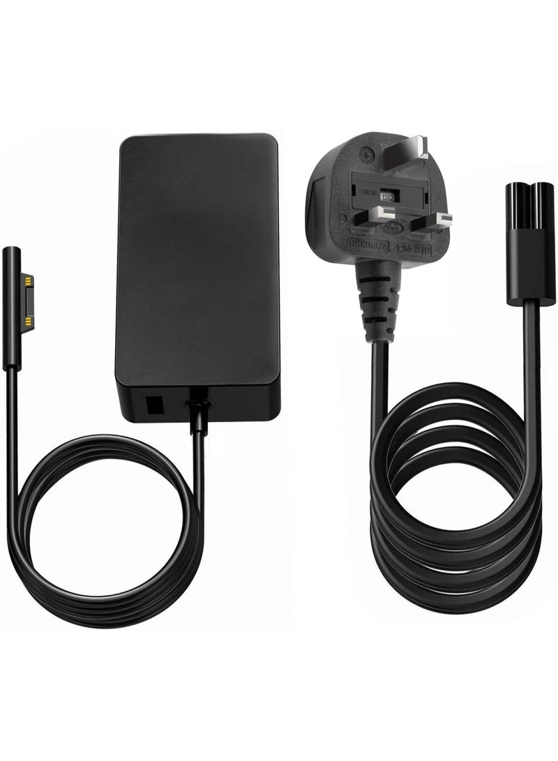 Tablet Charger with USB Port(5V 1A), 15V 4A Adapter Compatible with Microsoft Surface Pro 3, Surface Pro 4 Model 1706 - Image 1