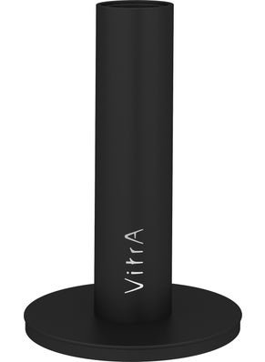 Vitra Origin A4489636 Single Toothbrush Holder, From the Floor, Matte Black 