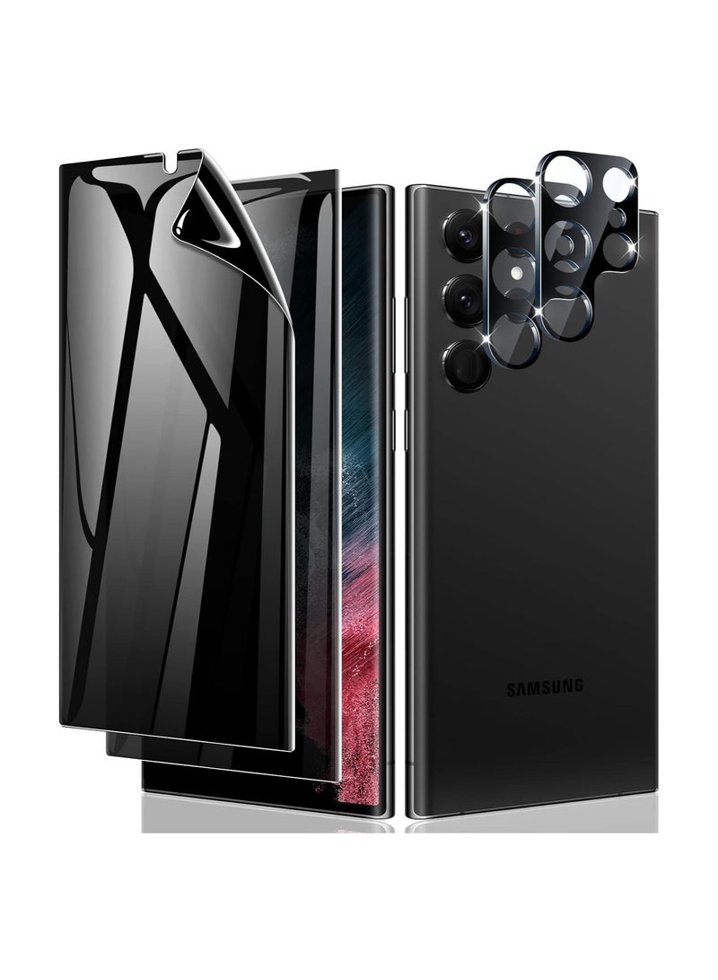 ELTRAZONE ELTERAZONE Privacy Screen Protector for Samsung Galaxy S22 Ultra, Pack of 2 - Image 1