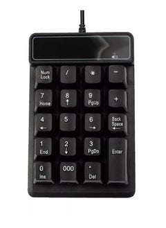 Generic USB Numeric Keypad, Portable Mini Wired Numeric Keypad, 19 Keys Accounting Numeric Keypad for Desktop Laptop PC, Black  - Image 5