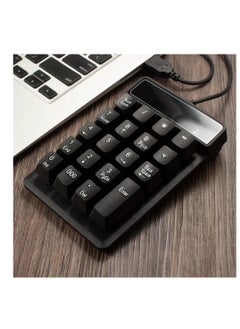 Generic USB Numeric Keypad, Portable Mini Wired Numeric Keypad, 19 Keys Accounting Numeric Keypad for Desktop Laptop PC, Black  - Image 2