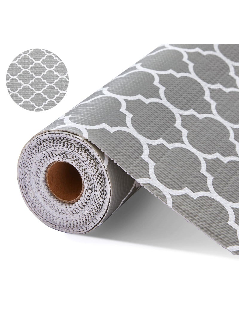 Bluejw PVC Cabinet Mats Refrigerator Anti Slip Mats Waterproof And Oil Proof Mats Kitchen Drawer Storage Mats Dust Proof Mats Shelf Liners For Kitchen Cabinets Non Adhesive Cabinet Liner Non Slip Contact Paper Waterproof Easy To Clean For Shelf - Image 1
