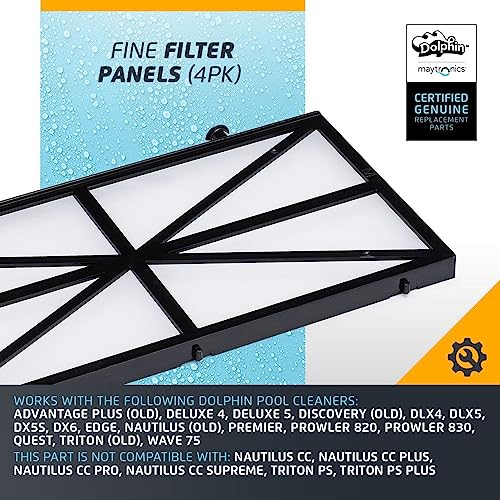 Dolphin Genuine Replacement Part — Fine Filter Panels (4PK) — 9991408-R4 - Image 3