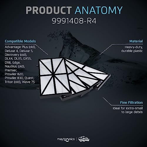 Dolphin Genuine Replacement Part — Fine Filter Panels (4PK) — 9991408-R4 - Image 4