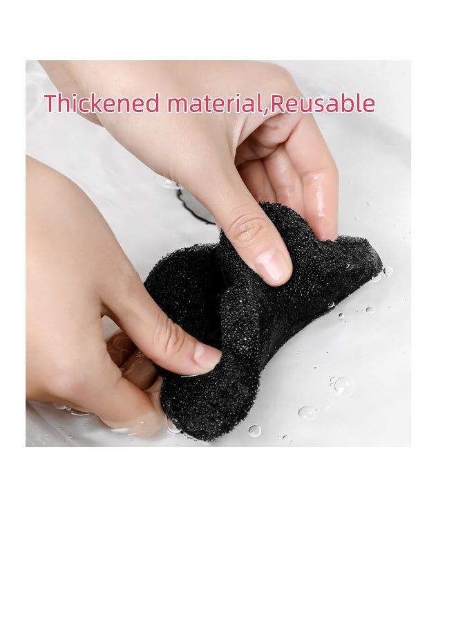 إزالة شعر الحيوانات الأليفة للغسيل - عبوة 4، جهاز جمع الوبر القابل لإعادة الاستخدام للطاحونة/الغسالة، يزيل شعر الكلاب/القطط، الفراء، والوبر من الملابس/الغسيل - حل مريح وفعال - Image 4