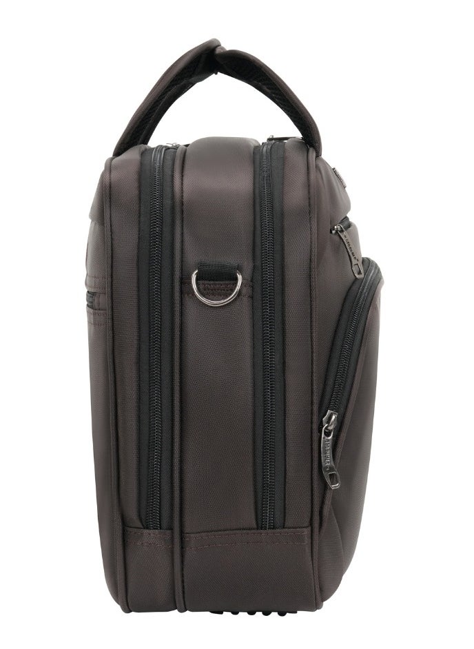 Stargold Laptop Bag, Premium 15.6" Business Briefcase With Multiple Compartments, Padded Shoulder Strap, And Water-Resistant Material, Brown  - Image 4