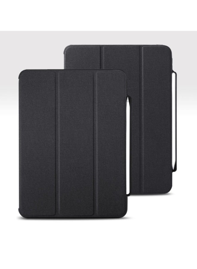 Black Tri-Fold Ipad Protective Case with Pen Slot - Image 3