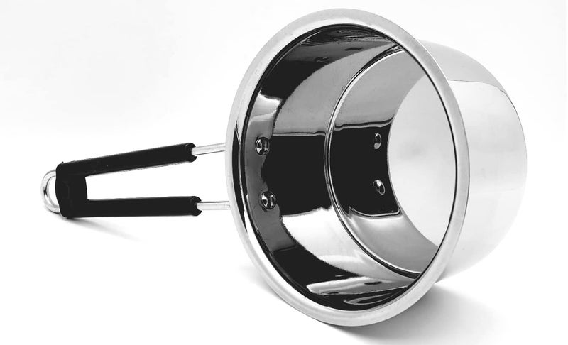 Bartan Star قدر بارتان ستار من الفولاذ المقاوم للصدأ بقاعدة مسطحة (1000 مل) - Image 2