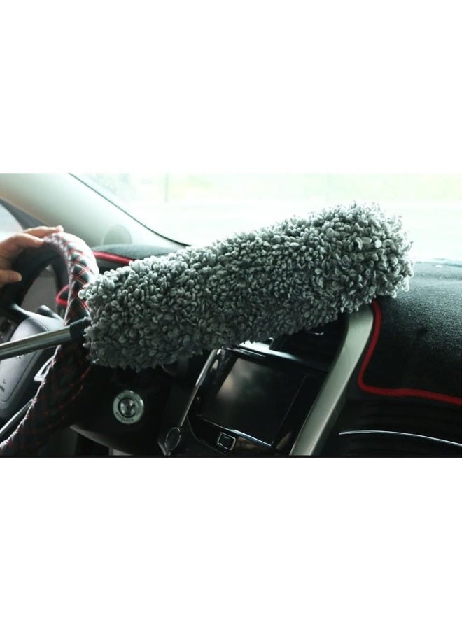 SKY-TOUCH Portable Dust Cleaning Microfiber Soft Car Duster Exterior and Interior Cleaning - Long, Unbreakable, and Retractable Handle  - Image 5