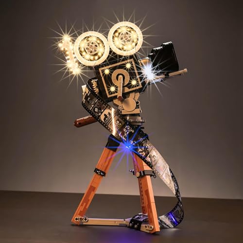 Hilighting Upgraded Led Light Kit for Lego Walt Disney Tribute Camera 43230 Disney Fan Building Set Compatible with Lego 43230 Model Not Included - Image 1