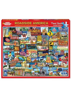 WHITE MOUNTAIN Puzzles Roadside America 1000 Piece Jigsaw Puzzle  - Image 3