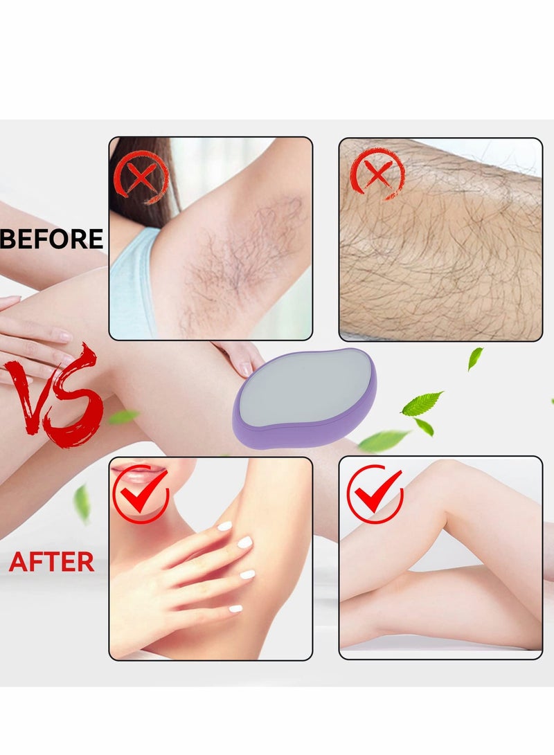 KASTWAVE New Bleame Crystal Hair Eraser, Magic Crystal Hair Removal, Painless Hair Removal Tool for Men & Women - Image 2