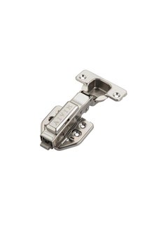 ZORBA Zorba Stainless Steel Steel Soft Close 2D Hydraullic Clip On Concealed Hinges for Full Overlay Door Pack of 4 Pair 0 Degree Crank Silver  - Image 2