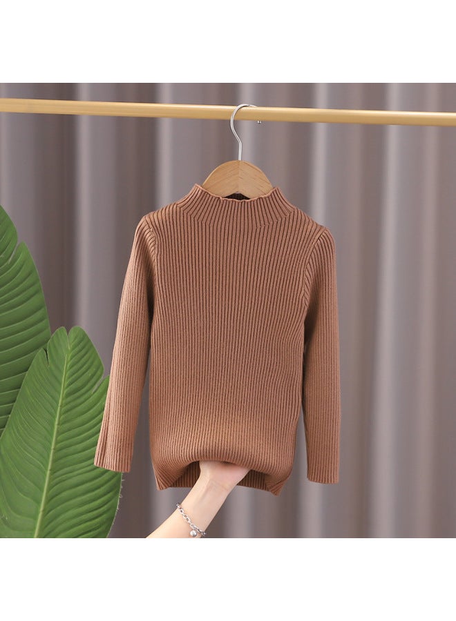Boys' All-match Thin Sweater Base Shirt Autumn And Winter New Style Children's Middle-aged Girls Thin Classic Autumn Sweater