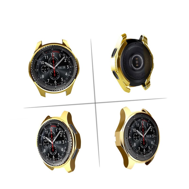 Golden TPU Protective Case for Smartwatch Shock Resistant Cover Stylish Design - Image 5
