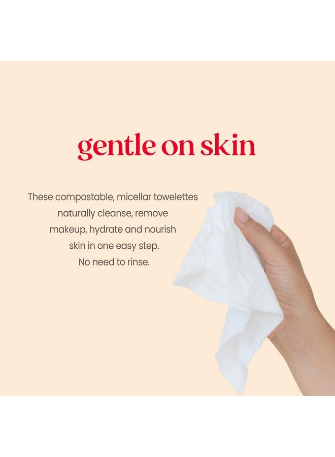 بيرتس بيز هدايا بيرتس بيز، مناديل وجه بماء الورد، لجميع أنواع البشرة، مزيل مكياج ميسيلار مرطب ومناديل تنظيف الوجه، هدايا للعناية بالبشرة في عيد الميلاد، 30 قطعة (عبوة من 3 قطع) - Image 2