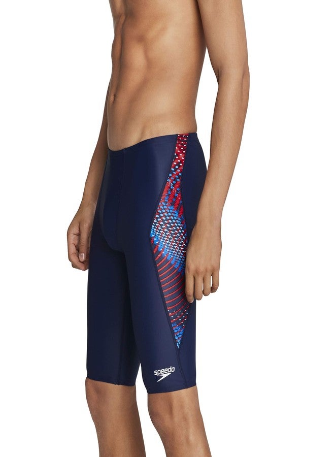 Speedo Men's Swimsuit Jammer Powerflex Printed Team Colors 22 - Image 1