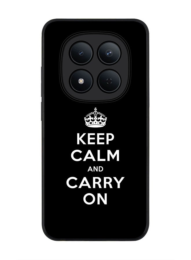 For Xiaomi Redmi Note 15 Pro 5G Case,Slim fit Camera Protection, Shockproof Thin Phone cover  - Keep calm and carry on