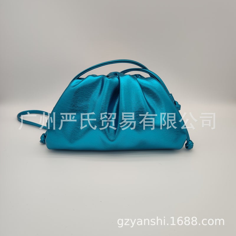 Zebra Pattern Cloud Bag Women'S Bag Pleated Dumpling Bag New Fashion Shoulder Crossbody Bag Hand-Held Women'S Bag - Image 1