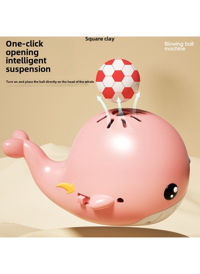Whale Suspension Ball Baby Concentration Training Children Early Education Boys And Girls 0-1 Years Old 2 Baby Toys Wholesale-Specifications:Pink Whale Ball Blowing Machine + 4 Balls  Color Box - Image 5