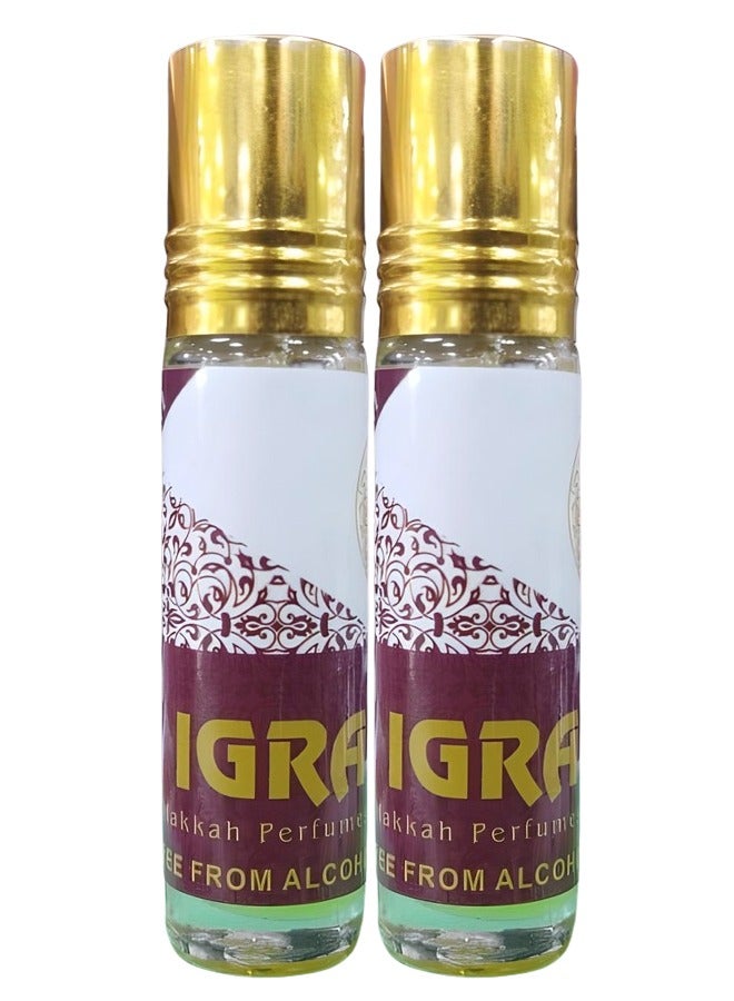 بيرفيومز 2 قطع زيت عطري اغرا مكة 12 مل - Image 1