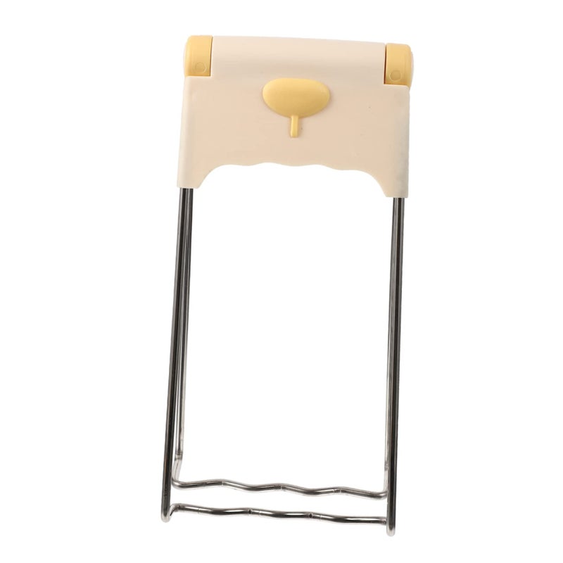 Yellow Kitchen Bowl Clip Lifter Hot Plate Gripper Safe Handling Ergonomic Design - Image 2